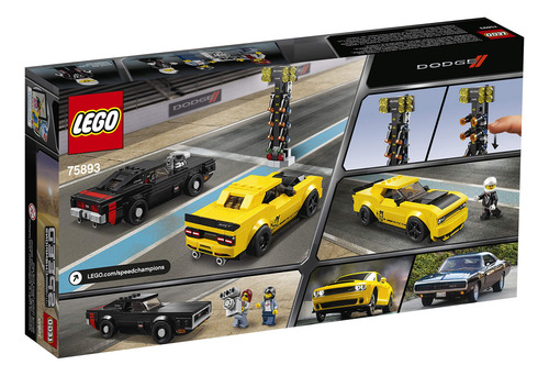 Kit De Construcción Lego Speed Champions 2018 Para Dodge Cha