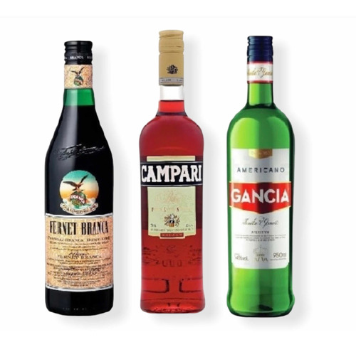 Kit Gancia + Campari + Fernet Branca - Pérez Tienda -
