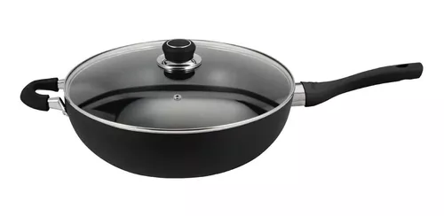 Wok Antiadherente Aluminio 32 Cm — Hudson Cocina