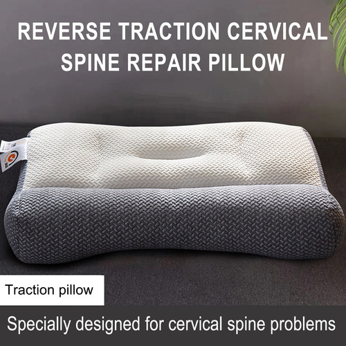 Almofada De Tração Reversa Para Proteção Cervical E Ajuda Pa