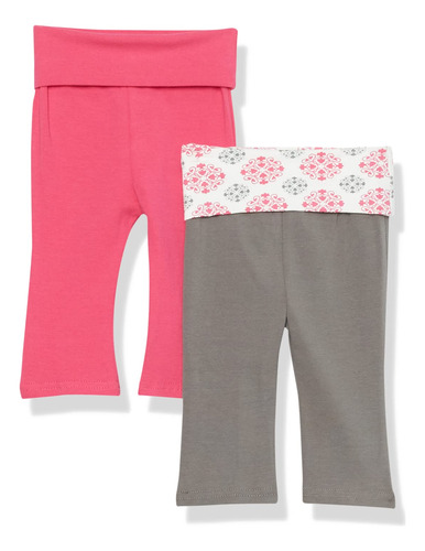 Yoga Sprout Unisex Bebé Pantalones De Yoga, 2 unidades, 0.