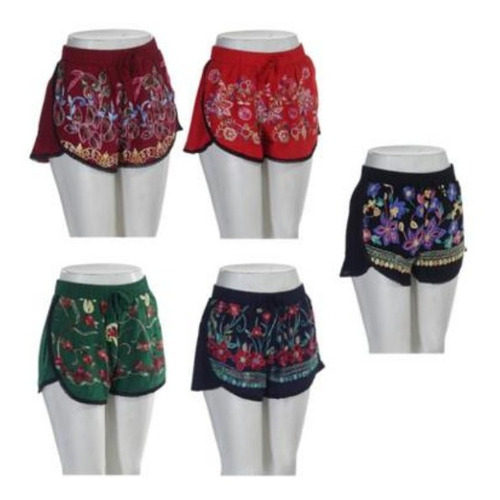 Short Andressa Con Encaje (pack Por 6)-importado