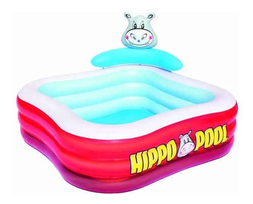 Pileta Pelotero Hipopotamo Inflable Chicos Bestway Juego