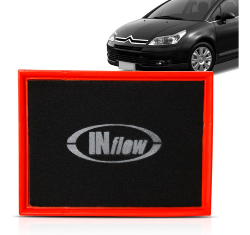 Filtro De Ar Esportivo Citroen C4 07 08 A 10 11 12 13 Pallas