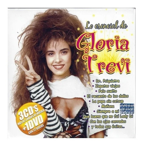 Gloria Trevi Lo Esencial De Gloria Trevi- 3 Discos Cds + Dvd