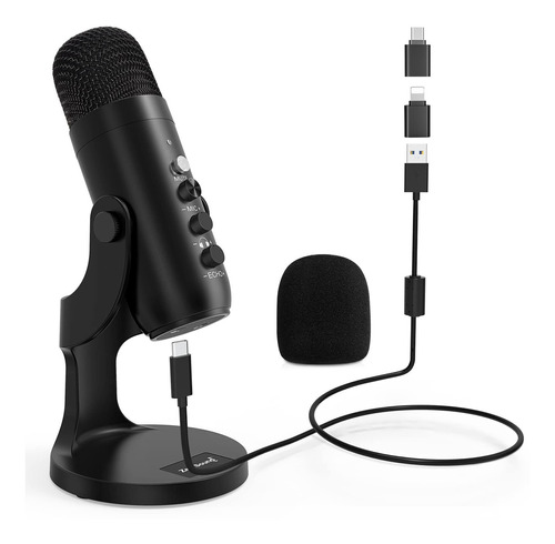 Zealsound Usb Microphone,condenser Computer Pc Mic,plug&play