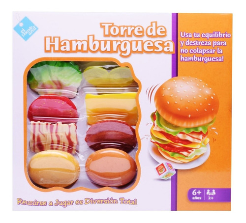 Juego De Mesa Torre De Hamburguesa El Duende Azul