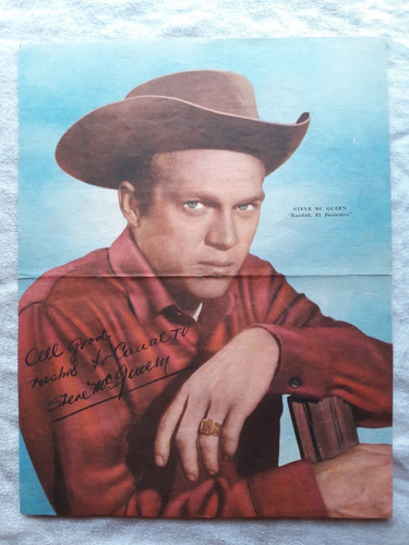 Steve Mc Queen - Poster Canal Tv - Randall El Justiciero