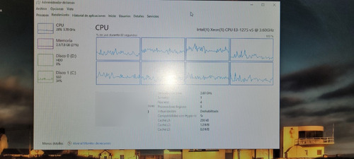Workstation Hp Z240xeon 8 Nucleos E3 1275 V5 Ssd 240gb 16ram (Usado)