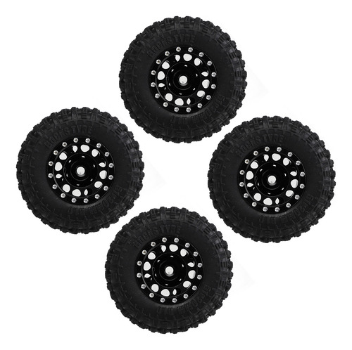 Juego De Ruedas Y Neumáticos Rc, 4 Piezas, Llantas De Aleaci
