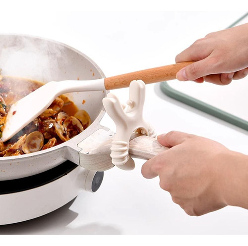 Soporte Multifuncional Para Cucharas Y Sartenes De Silicona
