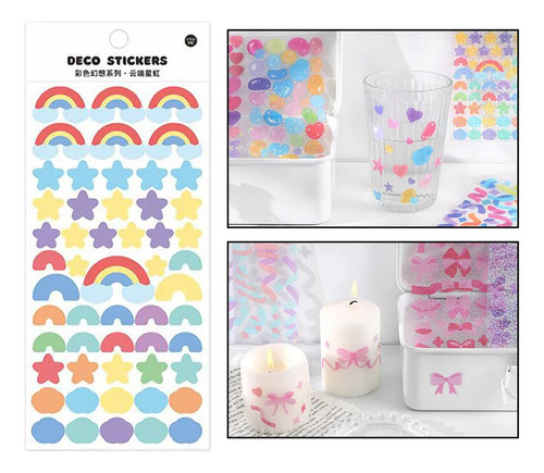 5 Pegatinas Brillantes Con Forma De Planificador, Calendario