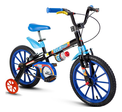 Bicicleta Infantil Para Menino Aro 16 Tech Boys Nathor