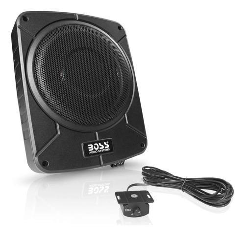 Boss Audio Bab10 Amplified Car Audio Subwoofer - 1200 Watts Max Power, Low Profile, 10 Inch Subwoofer, Remote Subwoofer Control, Great For Vehicles That Need Bass But Have Limited Space