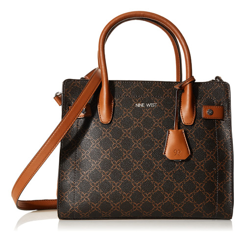 Nine West Bettina - Bolsa, Marron (brown Logo)