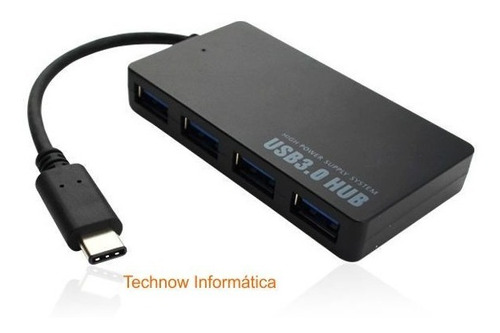 Hub Usb 3.1 Tipo-c 4 Portas - P/ Macbook, Nokia N1 Cód.084