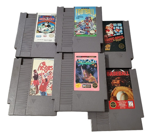 6 Juegos De Nintendo Nes En Excelentes Condiciones 