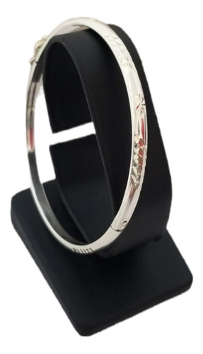 Pulsera Brazalete Para Mujer Estilo Diamantado Joya Plata