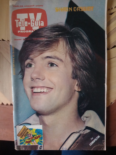 Shaun Cassidy En Revista Teleguia Reportaje Y Poster 1980