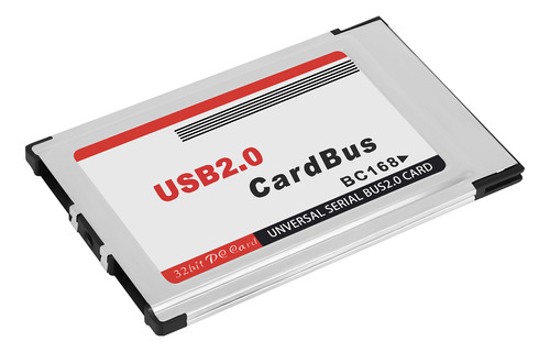 Adaptador De Tarjeta Pcmcia A Usb 2.0 Cardbus Dual De 2 Puer