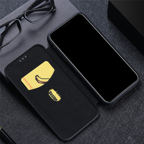 Funda Con Tapa De Fibra De Carbono Para Motorola G15/g35/g55/g75/g85-pc Hybrid, 5 Colores, A Prueba De Golpes, Ultrafina, Cierre Magnético