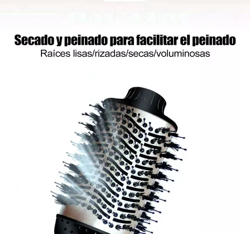 Cepillo secador de pelo – Cepillo secador profesional con tecnología iónica  4 en 1, un paso para alisar, rizar, secar, dar volumen, crear sin