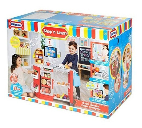 Mini Supermercado Little Tikes Checkout Toy Modelo 646713 Color Rojo / Blanco