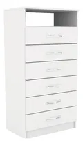 Comprar Comodas Cajoneras 6 Cajones Espacio Dormitorio Blanco 061