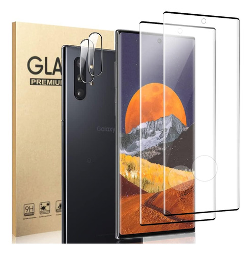Letang [2 + 2 Pack] Protector De Pantalla Galaxy Note 10 + P