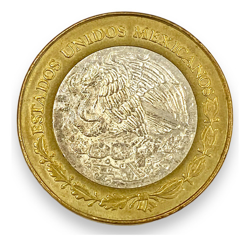 Moneda Bimetalica 100 Pesos Estado Chiapas Fase 2 Año 2006 (Usado)
