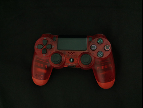 Control Playstation 4 (play 4) Rojo Crystal