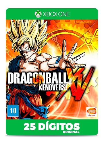 Imagem 1 de 5 de Dragon Ball Xenoverse Xbox One 25 Dígitos Game Original