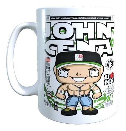 Taza Con Diseño John Cena Lucha Libre Wwe