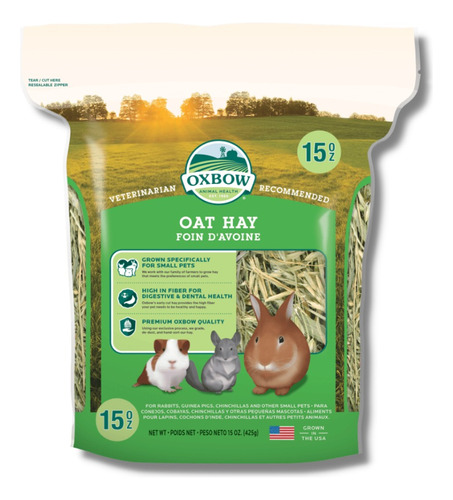 Heno Oat Hay 425g Oxbow