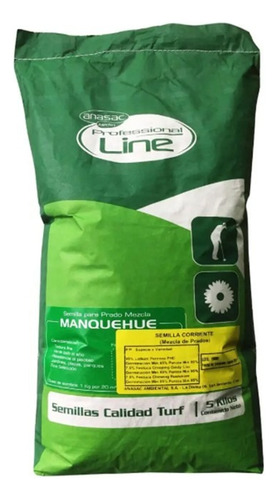 Semilla Prado Pasto Manquehue Anasac 5 Kg Cubre 100 Mts