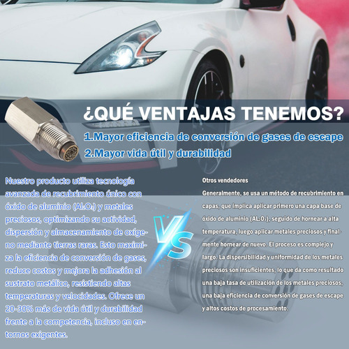 3 Conectores Del Sensor De Oxígeno Comprobar Código M18*1.5