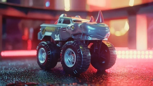 Vehículo Con Luz Y Sonido Wheelie Monster 20060 Nikko Personaje Roarin' Rhinoceros