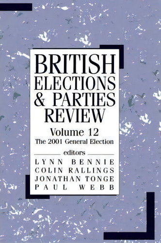 British Elections & Parties Review, De Lynn G. Bennie. Editorial Taylor Francis Ltd, Tapa Dura En Inglés