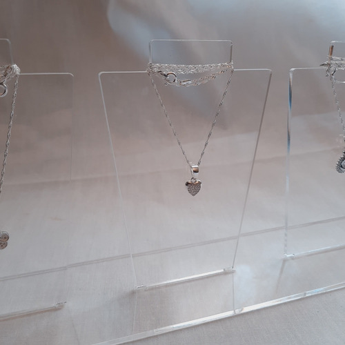Imagen 4 de 10 de Exhibidor Para Cadenas Pulseras Cuerpo Exhibidor X 3 Joyeria