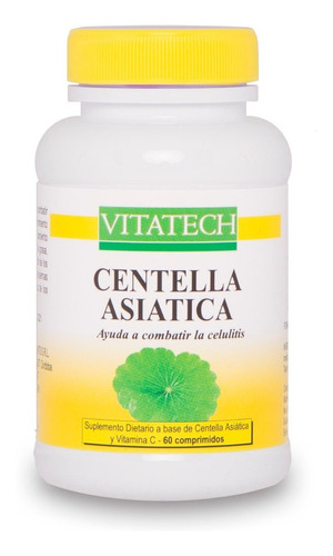 Centella Asiatica Vita Tech X 60 Comp. Anti Celulitis Sabor Sin Sabor