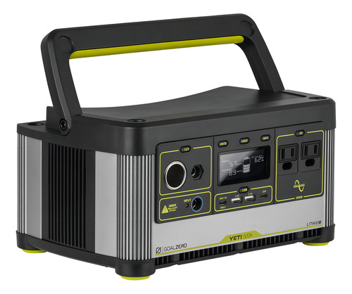 Goal Zero Yeti 500x Estación De Energía Portátil, 505wh Batería De Litio Portátil De Emergencia, Generador Solar Al Aire Libre, Inversor De Onda Sinusoidal Pura De 120 V Ca, Puerto De Coche De 12 V, 6