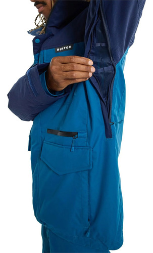 Campera De Ski Snowboard Burton Covert Hombre 10k Azul Azul Marino Small