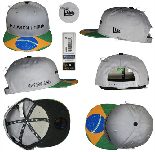 Imagen 1 de 1 de Gorra Mclaren Honda F1 Conmemorativa Gp Brasil New Era 2017