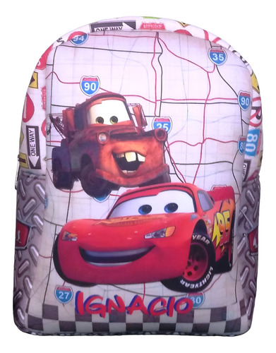 Mochila Infantil Personalizada Cars