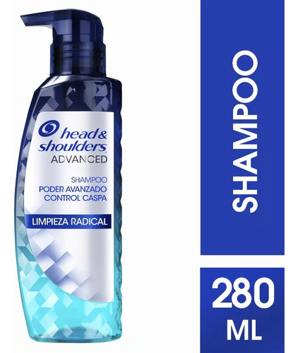 Shampoo Head & Shoulders Advanced Limpieza Radical 280ml