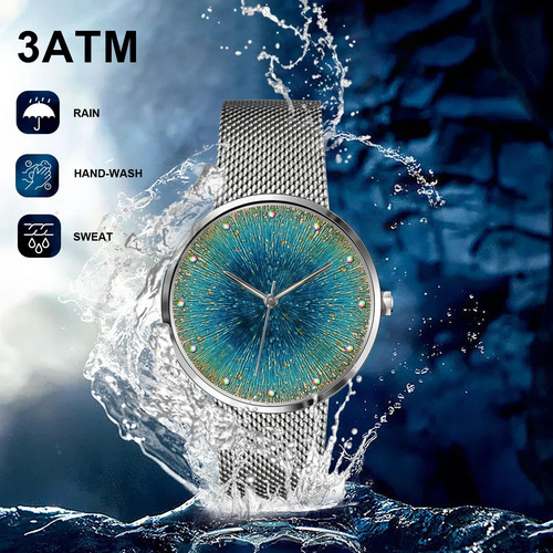 Reloj Para Mujer Con Correa De Acero Inoxidable.