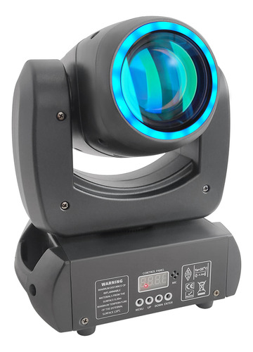 4x Mini Moving Head Beam 100w Led + Cores Prisma + Fita Led