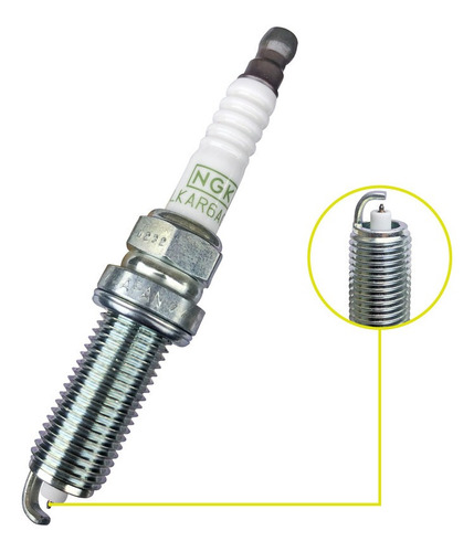 Kit 4 Bujias Platino Rogue 2.5 2008 A 2012 Importada Ngk