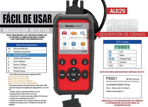 Imagen 3 de 5 de Launch Crp 123 Entrega Modelo Superior Autel Al629 Scanner