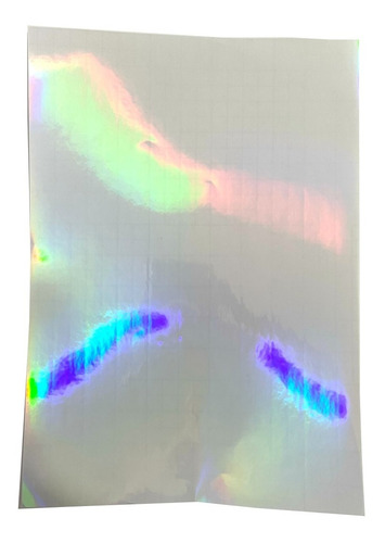 Foil Transparente Holografico En Frió Tamaño A4 10 Hojas 
